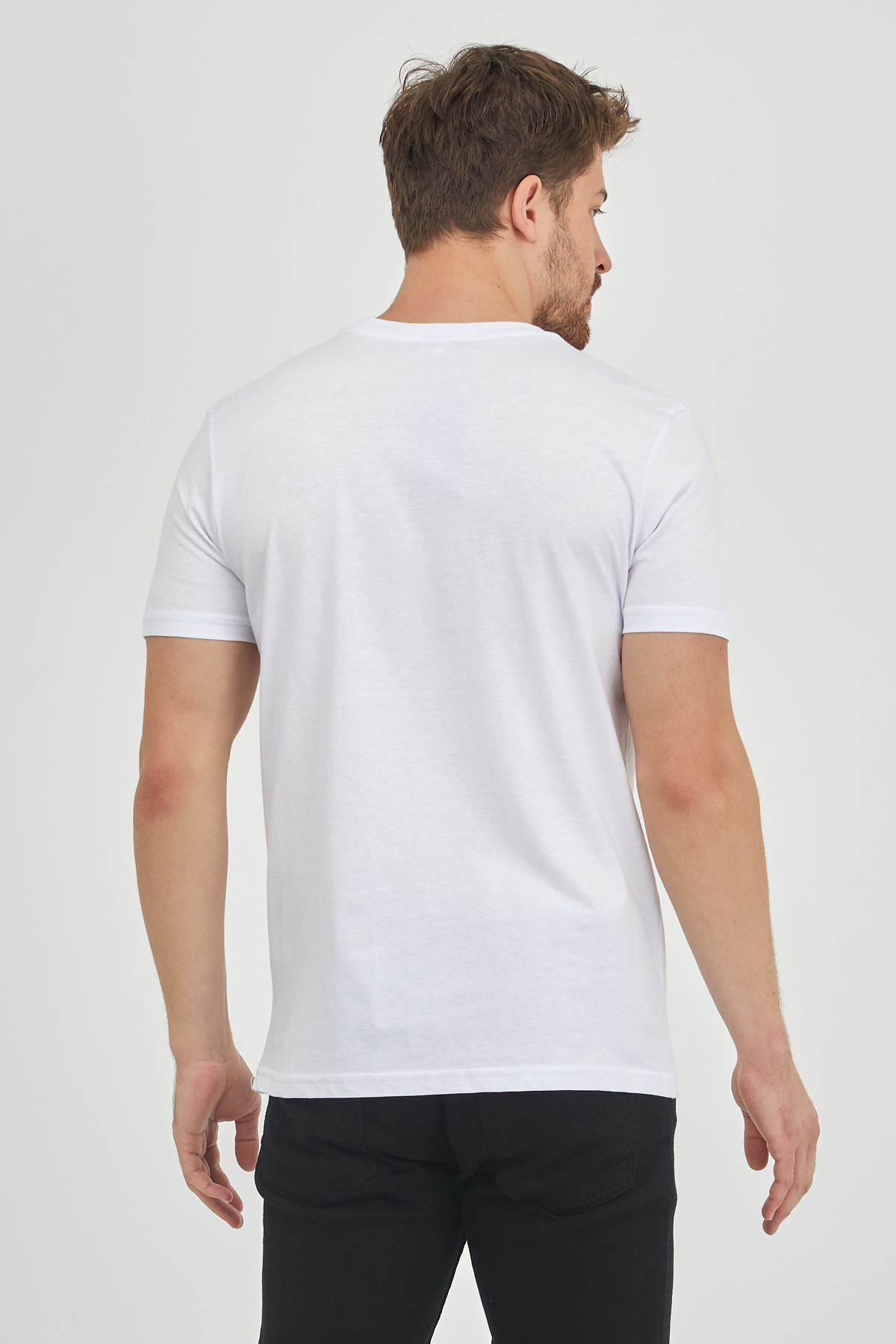 Beyaz Baskılı Tişört 1KXE1-44623-01 - 6
