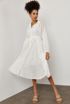 Beyaz Elbise 1YXK6-45259-01 - 2