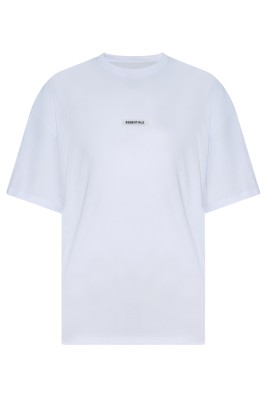 Beyaz Essentials Aksesuarlı Oversize Tişört 2YXE2-45973-01 