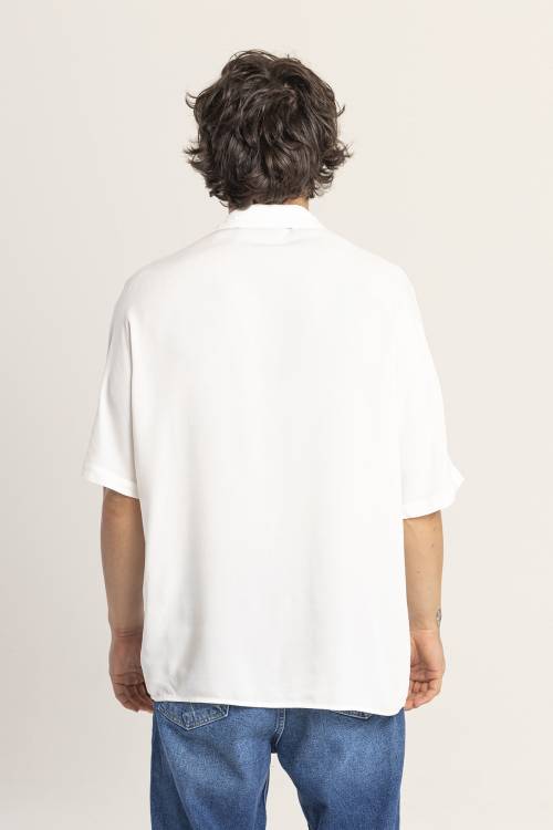 Beyaz Oversize Gömlek 1KXE2-44813-01 - 2