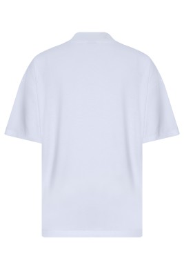 Beyaz Ribanalı & Yazı Detaylı Oversize Tişört 2YXE2-45987-01 - 3