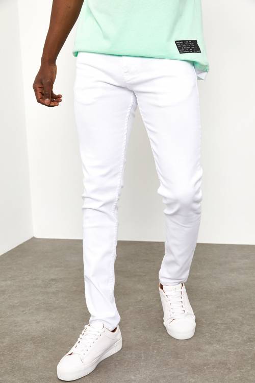 Beyaz Slim Fit Jeans 1YXE5-44986-01 - 7