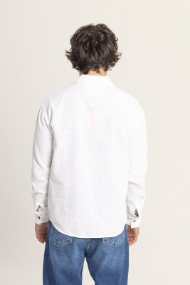 Beyaz Tek Cepli Gömlek 1KXE2-44812-01 - 2