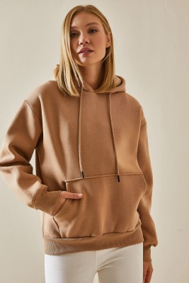 Camel Kanguru Cepli Kapüşonlü Sweatshirt 4KXK8-47607-53 - 2