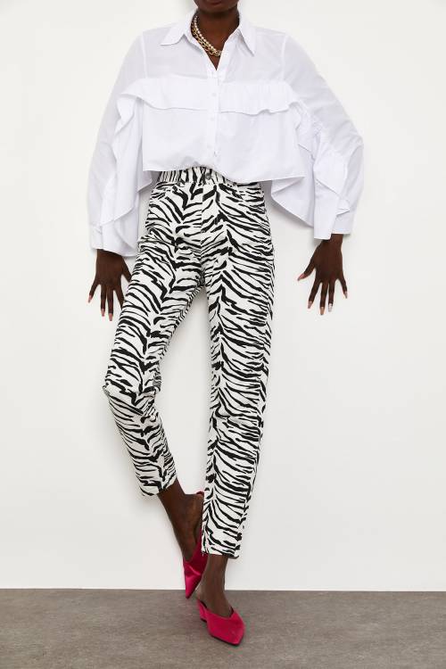 Zebra Desenli Pantolon 1YXK5-44900-87 - 2