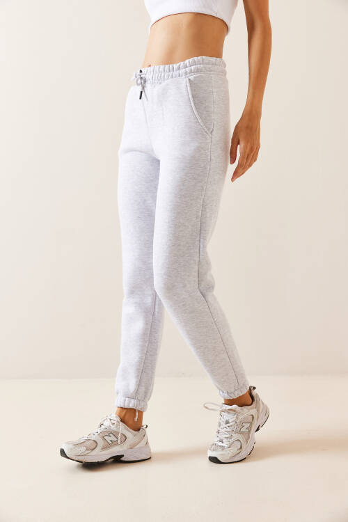 Gri Cepli Jogger Eşofman Altı 5YXK8-48935-03 - 6