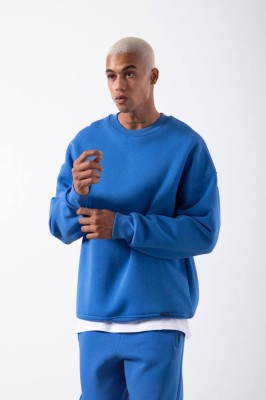 Mavi Organik Pamuklu Şardonlu Oversize Sweatshirt 3KXE8-46416-12 