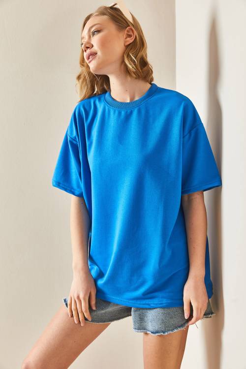 Mavi Oversize Basic Tişört 3YXK1-47087-12 - 3