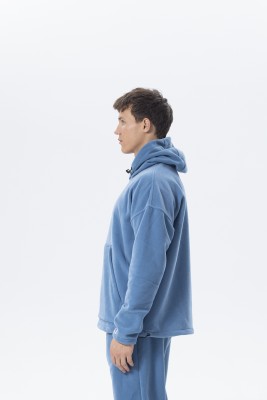 Mavi Oversize Kapüşonlu Polar Sweatshirt 2KXE8-45511-12 - 3