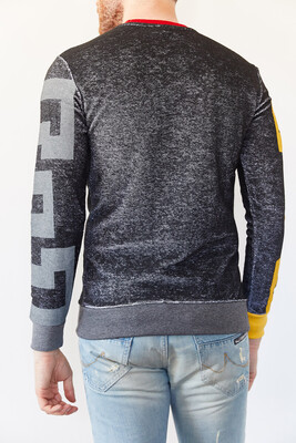 Siyah Baskılı Sweatshirt 0YXE8-44032-02 