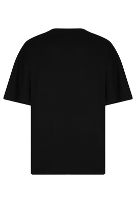 Siyah Essentials Nakışlı Oversize Tişört 2YXE2-45972-02 - 3