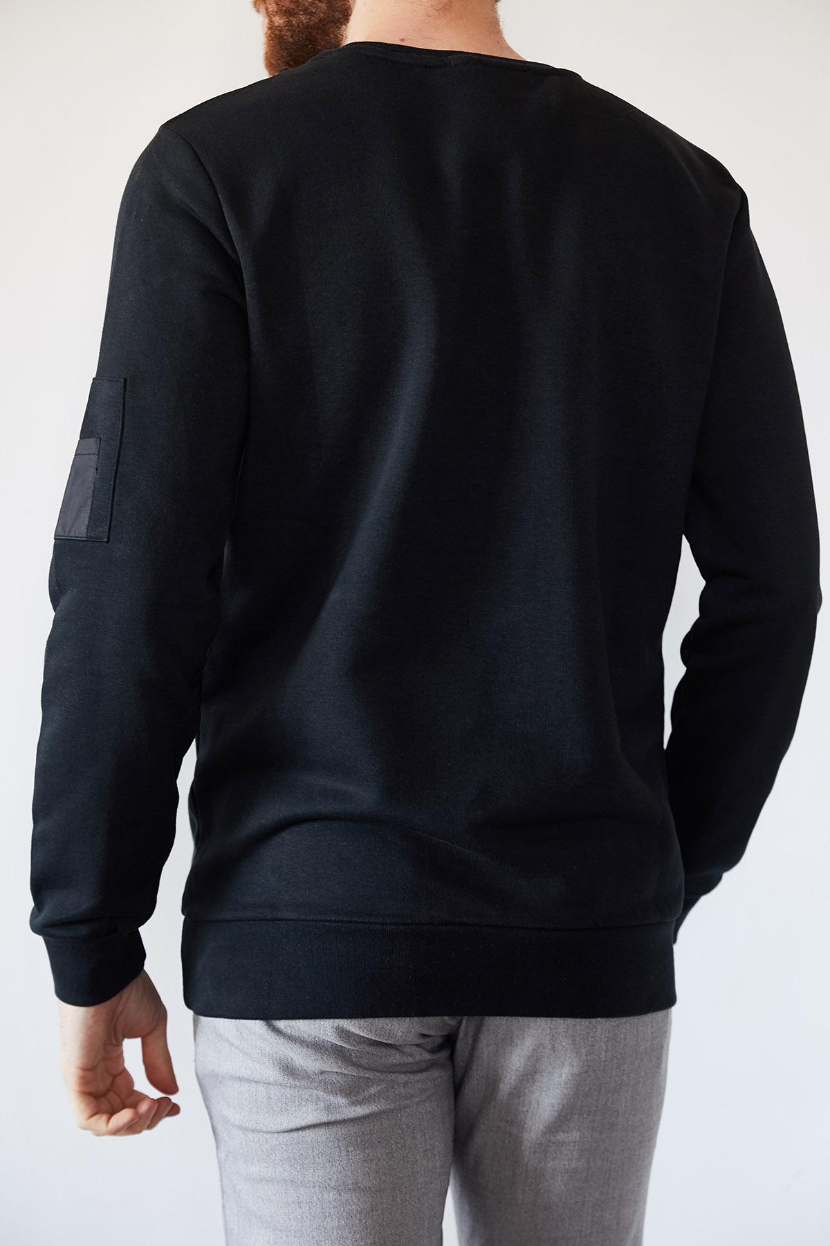 Siyah Fermuarlı Detaylı Garnili Sweatshirt 1KXE8-44237-02 - 3