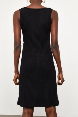 Siyah Fitilli Elbise 1KZK6-11610-02 - 6