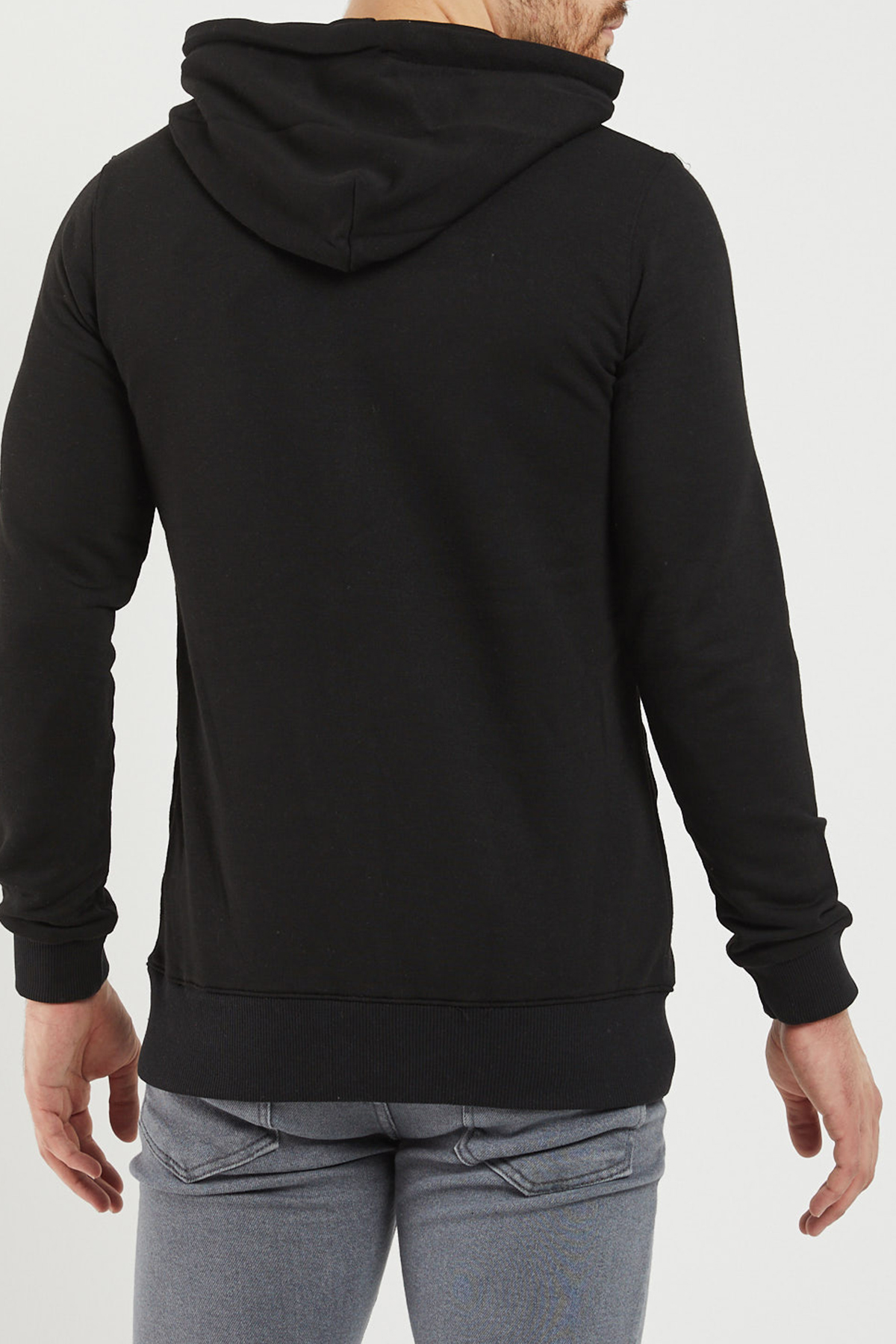 Siyah Nakış Detaylı Sweatshirt 1KXE8-44366-02 - 5