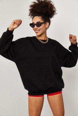 Siyah Polar Sweatshirt 2KXK8-45815-02 - 1