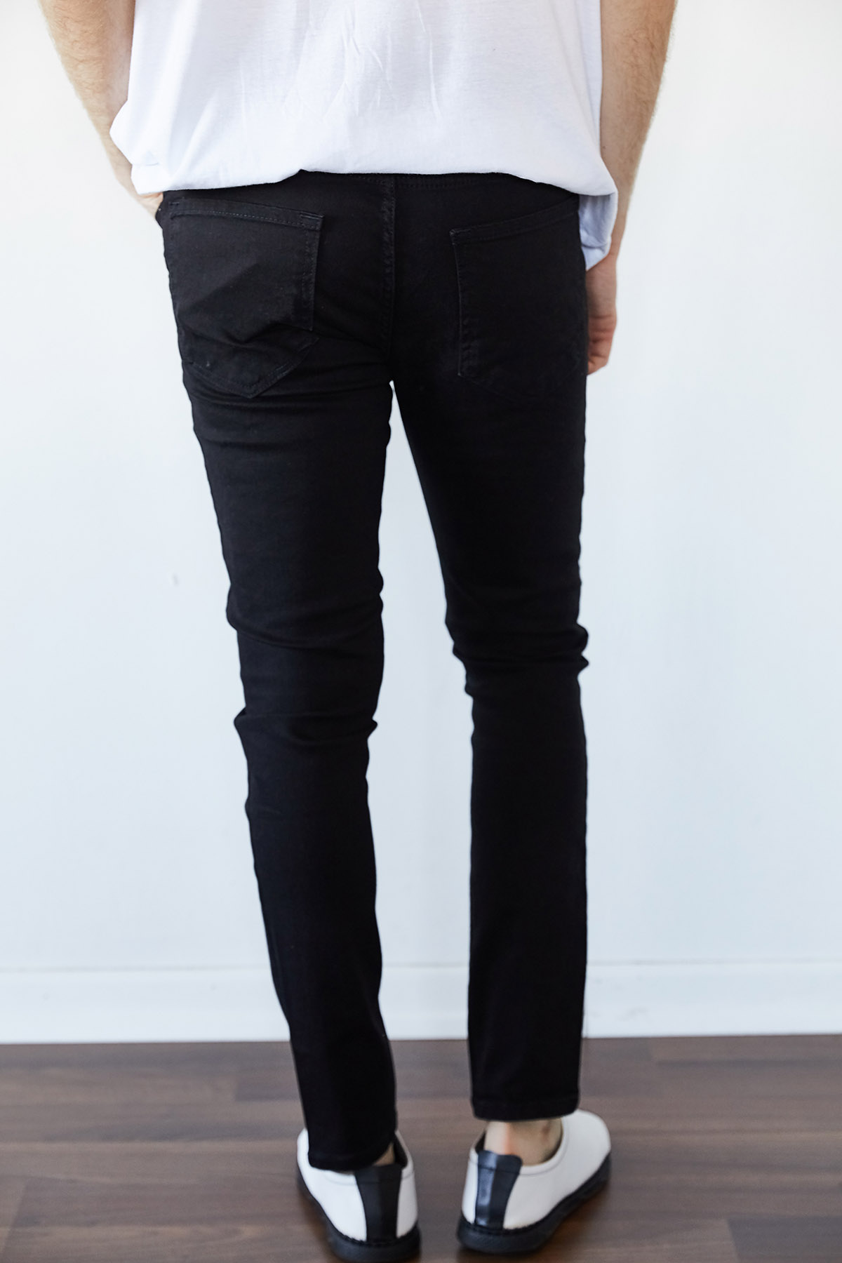 Siyah Slim Fit Jean Pantolon 1KXE5-44256-02 - 3