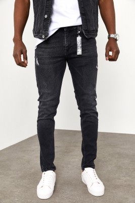 Siyah Slim Fit Jeans 1YXE5-44985-02 - 8