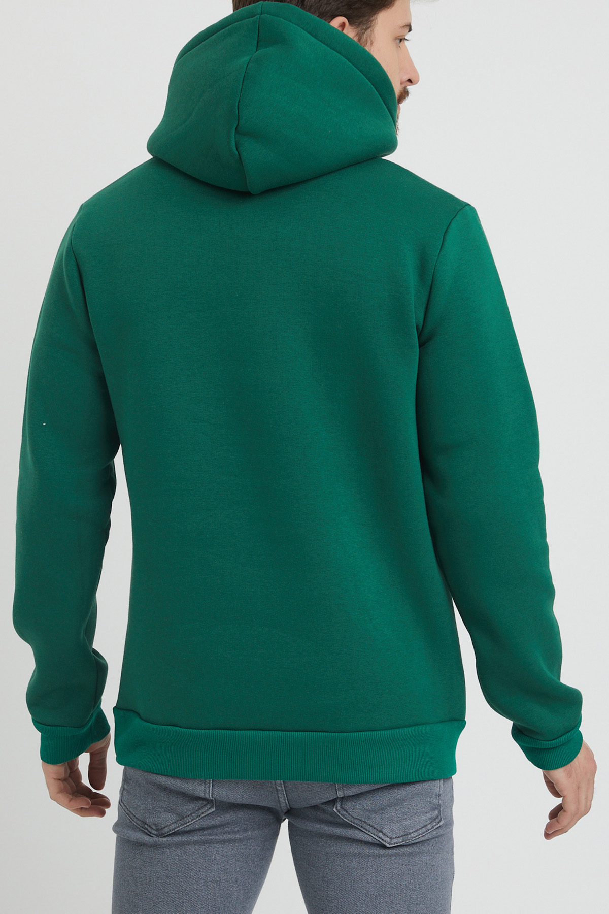 Yeşil Baskılı Sweatshirt 1KXE8-44365-08 - 7