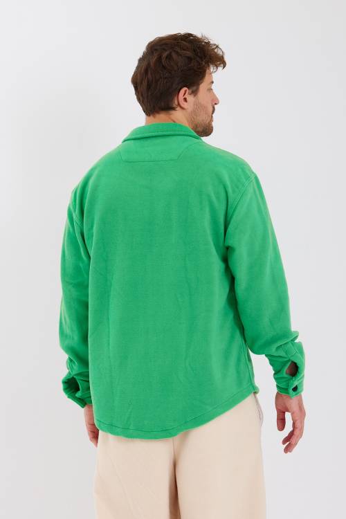 Yeşil Cepli Polar Gömlek 3KXE2-46516-08 - 7