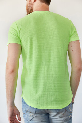 Yeşil İşlemeli Tişört 0YXE1-44017-08 - 2