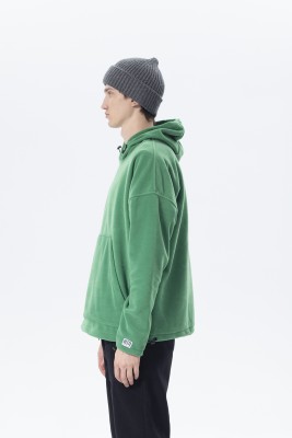 Yeşil Oversize Kapüşonlu Polar Sweatshirt 2KXE8-45511-08 - 3