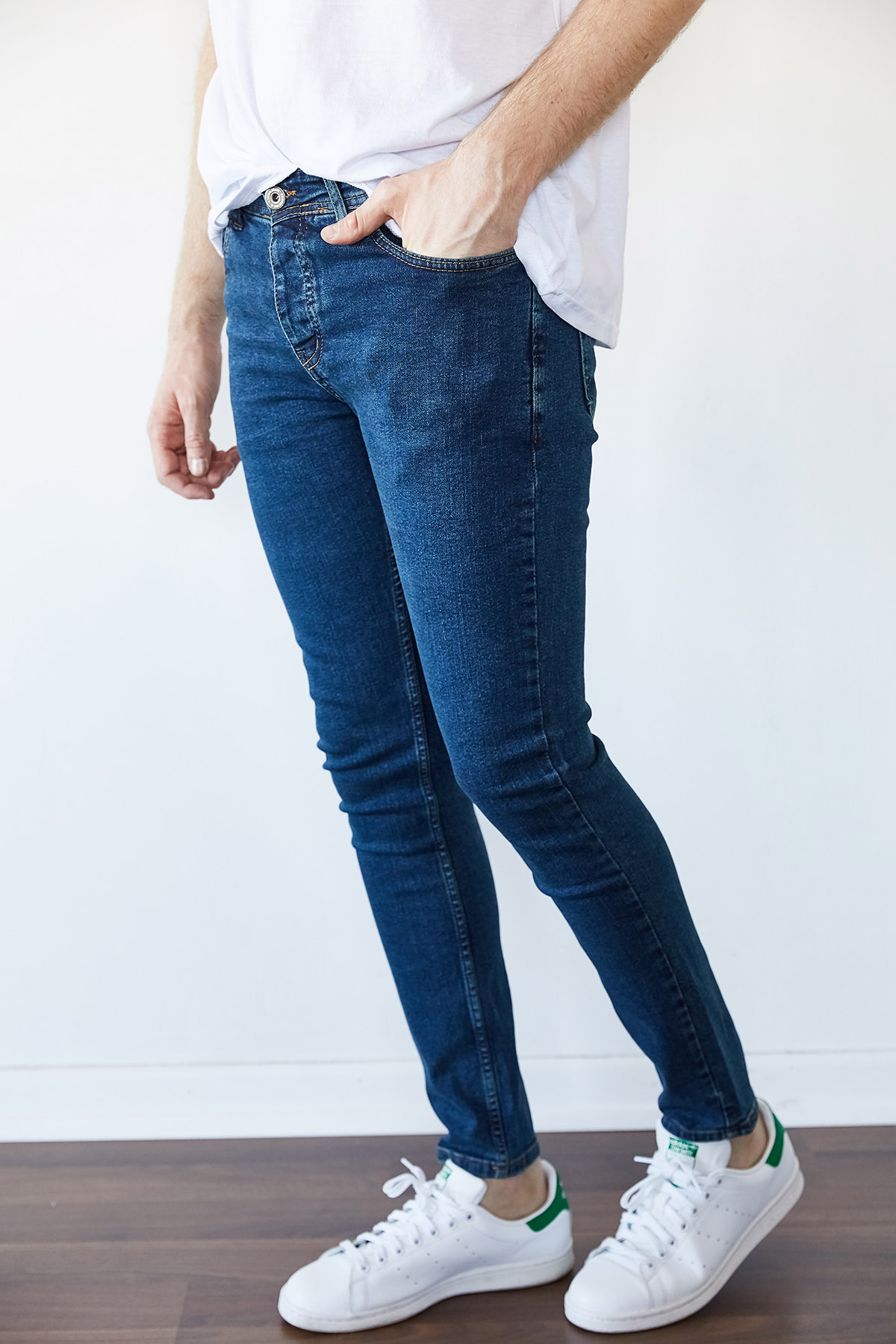 Yıkamalı Mavi Slim Fit Jean Pantolon 1KXE5-44255-49 - 2
