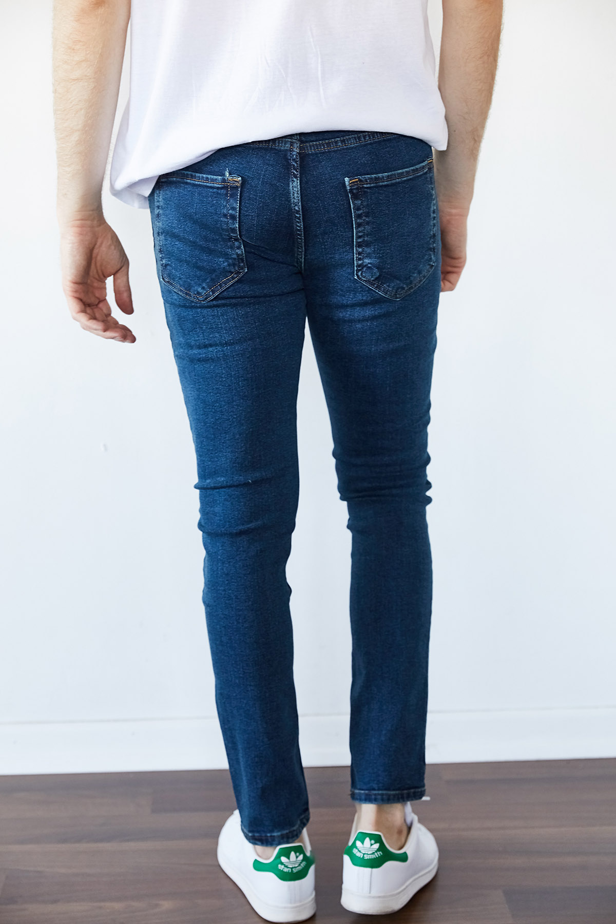 Yıkamalı Mavi Slim Fit Jean Pantolon 1KXE5-44255-49 - 3